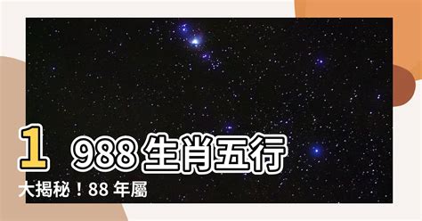 1988年屬龍|【1988龍年】1988龍年生肖運勢詳解：屬龍最佳伴侶和人生指南